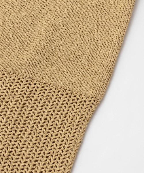 LAATO（ラート）の「MESH ONE-PIECE（ワンピース・レディース・グレー/ベージュ・FREE）」の9枚目の写真