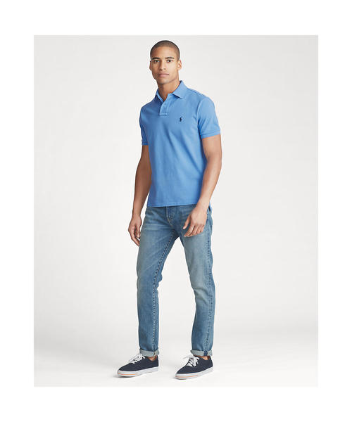 POLO RALPH LAUREN(ポロ ラルフ ローレン)の「アイコニック メッシュ ポロシャツ(ポロシャツ・メンズ・ブルー系6・SMALL/MEDIUM/LARGE)」の5枚目の写真