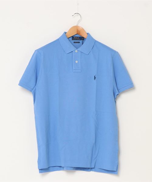 POLO RALPH LAUREN(ポロ ラルフ ローレン)の「アイコニック メッシュ ポロシャツ(ポロシャツ・メンズ・ブルー系6・SMALL/MEDIUM/LARGE)」の4枚目の写真