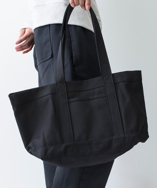 Hawk Company(ホークカンパニー)の「【Hawk Company】ロイヤルキャンバスビーントート/ペットボトルポケット/4046(トートバッグ・レディース・ホワイト/ブラック/グレー・FREE)」の9枚目の写真