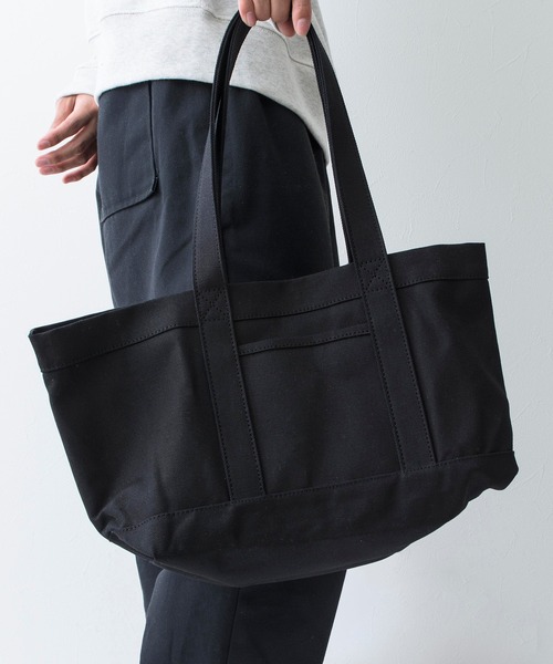 Hawk Company(ホークカンパニー)の「【Hawk Company】ロイヤルキャンバスビーントート/ペットボトルポケット/4046(トートバッグ・レディース・ホワイト/ブラック/グレー・FREE)」の10枚目の写真