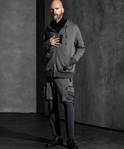 C DIEM(カルペディエム)の「C DIEM(カルペディエム)ジップアップフーディ(パーカー・メンズ・ホワイト/ブラック/グレー・S/M/L)」の12枚目の写真