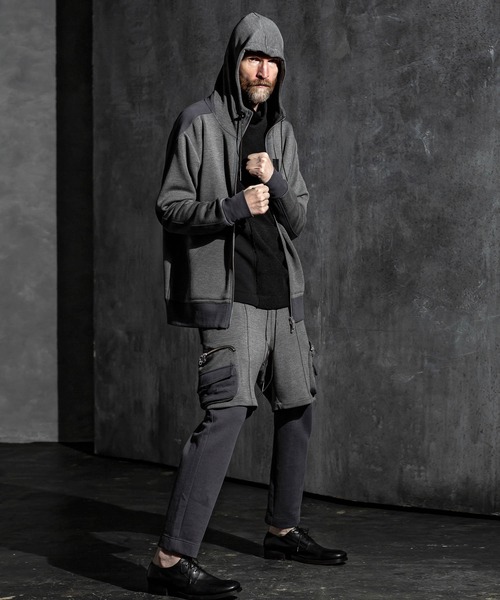 C DIEM(カルペディエム)の「C DIEM(カルペディエム)ジップアップフーディ(パーカー・メンズ・ホワイト/ブラック/グレー・S/M/L)」の14枚目の写真