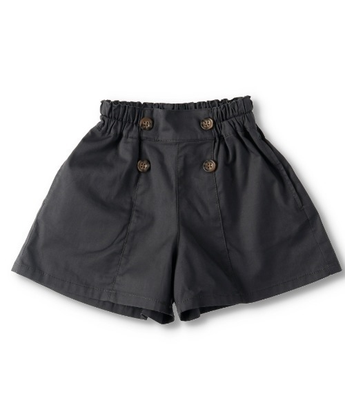 BRANSHES（ブランシェス）の「【プチプラ】ウエストポイントショートパンツ（その他パンツ・キッズ・チャコールグレー/ライトグレー・100cm/110cm/90cm/120cm/130cm/140cm/150cm）」の2枚目の写真