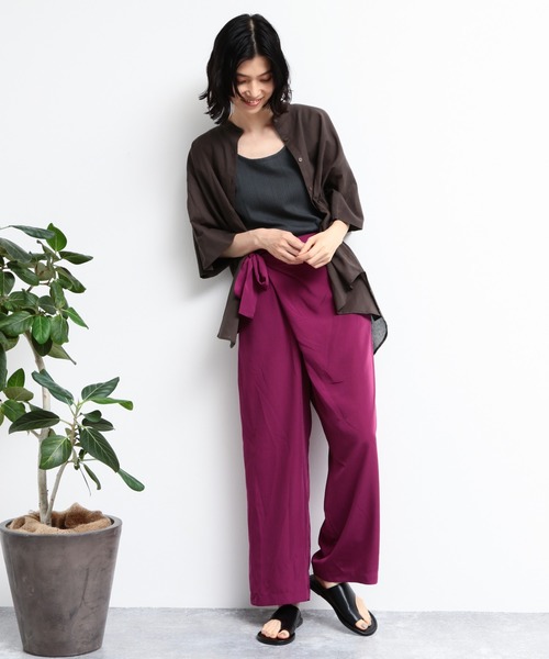 LAKOLE(ラコレ)の「プリントアソートラップパンツ / LAKOLE(その他パンツ・レディース・ブラック/パープル/その他9・SMALL/MEDIUM)」の5枚目の写真