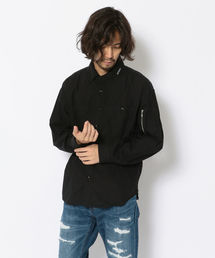 AVIREX | 長袖 タイプMA-1 ボタンダウンシャツ/L/S TYPE MA-1BD SHIRT(シャツ/ブラウス)