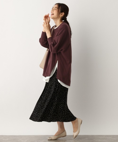 GLOBAL WORK（グローバルワーク）の「BEAUTEE裾ラウンドタンク/892258（タンクトップ・レディース・ホワイト/ブラック・MEDIUM/LARGE）」の3枚目の写真