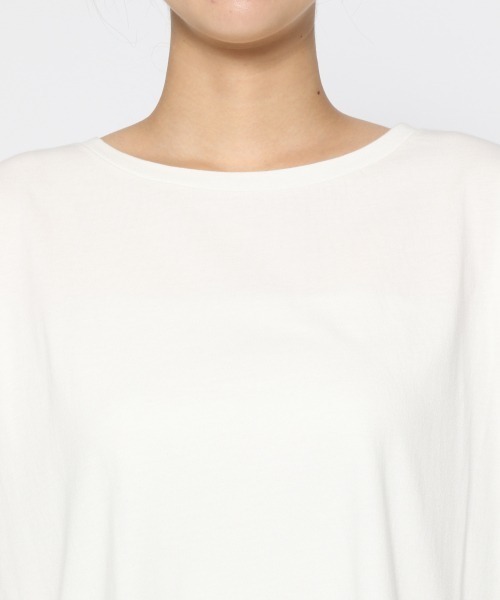 GLOBAL WORK（グローバルワーク）の「BEAUTEE裾ラウンドタンク/892258（タンクトップ・レディース・ホワイト/ブラック・MEDIUM/LARGE）」の13枚目の写真