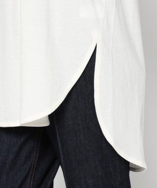 GLOBAL WORK（グローバルワーク）の「BEAUTEE裾ラウンドタンク/892258（タンクトップ・レディース・ホワイト/ブラック・MEDIUM/LARGE）」の15枚目の写真