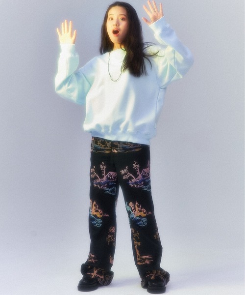 ISTKUNST(イストクンスト)の「【ISTKUNST / nice ghost club】O.G LOGO SWEATSHIRTS / ナイスゴーストクラブ OG ロゴ スウェットシャツ(スウェット・メンズ・ピンク/ブルー/チャコールグレー・MEDIUM/LARGE/SMALL)」の9枚目の写真