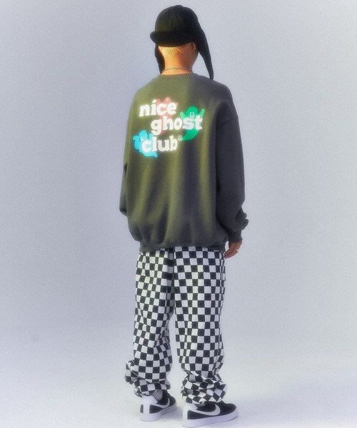 ISTKUNST(イストクンスト)の「【ISTKUNST / nice ghost club】O.G LOGO SWEATSHIRTS / ナイスゴーストクラブ OG ロゴ スウェットシャツ(スウェット・メンズ・ピンク/ブルー/チャコールグレー・MEDIUM/LARGE/SMALL)」の14枚目の写真