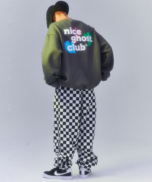 ISTKUNST(イストクンスト)の「【ISTKUNST / nice ghost club】O.G LOGO SWEATSHIRTS / ナイスゴーストクラブ OG ロゴ スウェットシャツ(スウェット・メンズ・ピンク/ブルー/チャコールグレー・MEDIUM/LARGE/SMALL)」の7枚目の写真