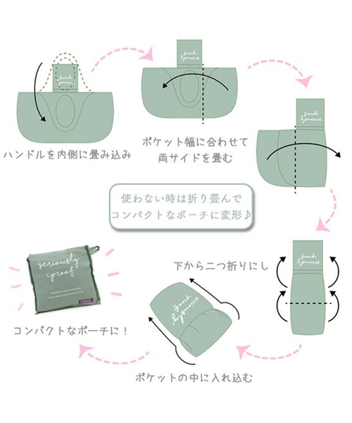 DONOBAN(ドノバン)の「保冷ソフトレジトート(エコバッグ/サブバッグ・レディース・マスタード/ブラック/モスグリーン・ONESIZE)」の12枚目の写真