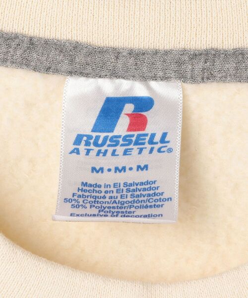 Russell Athletic(ラッセルアスレティック)の「【WEB限定/SHIPS別注】RUSSELL ATHLETIC: クルーネック スウェット (トレーナー)(スウェット・メンズ・ブラック/グレー/ライトグレー/キャメル/ナチュラル/ピンク・SMALL/MEDIUM/LARGE/X-LARGE)」の17枚目の写真