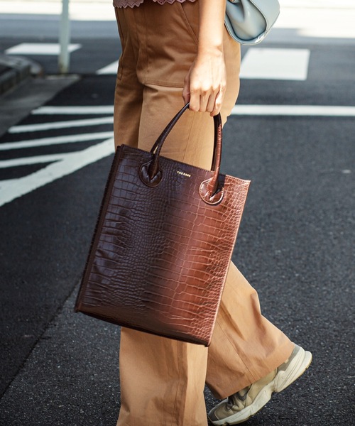 the case（ザケース）の「2WAY SLIM PC TOTE（トートバッグ・レディース・ブラック/ブラウン系その他/ブラック系その他/オリーブ/ブラウン・FREE）」の7枚目の写真