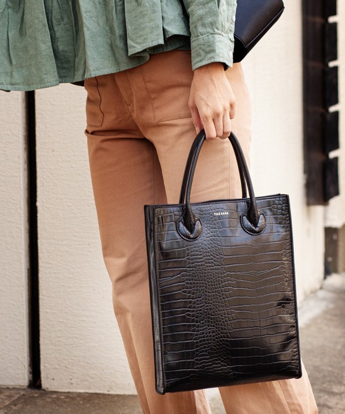 the case（ザケース）の「2WAY SLIM PC TOTE（トートバッグ・レディース・ブラック/ブラウン系その他/ブラック系その他/オリーブ/ブラウン・FREE）」の8枚目の写真