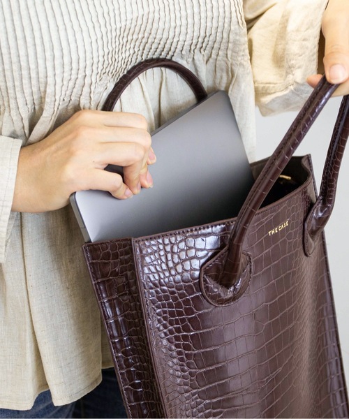 the case（ザケース）の「2WAY SLIM PC TOTE（トートバッグ・レディース・ブラック/ブラウン系その他/ブラック系その他/オリーブ/ブラウン・FREE）」の9枚目の写真