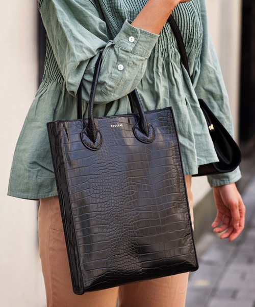 the case（ザケース）の「2WAY SLIM PC TOTE（トートバッグ・レディース・ブラック/ブラウン系その他/ブラック系その他/オリーブ/ブラウン・FREE）」の12枚目の写真