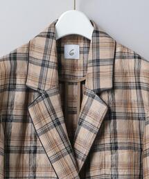 6（ロク）の「＜6(ROKU)＞CHECK JACKET/ジャケット（テーラード