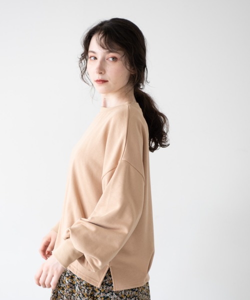 idem（イデム）の「Tuck Design Pullover（スウェット・レディース・ブラック/ベージュ/ダークグレー・FREE）」の13枚目の写真