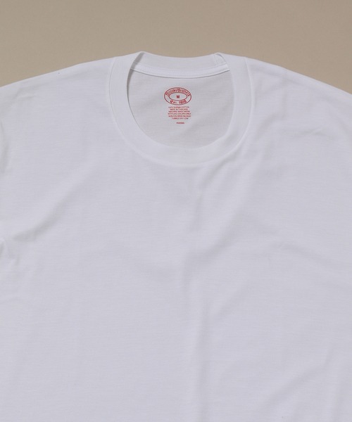 BROOKS BROTHERS(ブルックスブラザーズ)の「【BROOKS BROTHERS】CREW NECK SUP 3PK(Tシャツ/カットソー・メンズ・ホワイト・S/M)」の8枚目の写真
