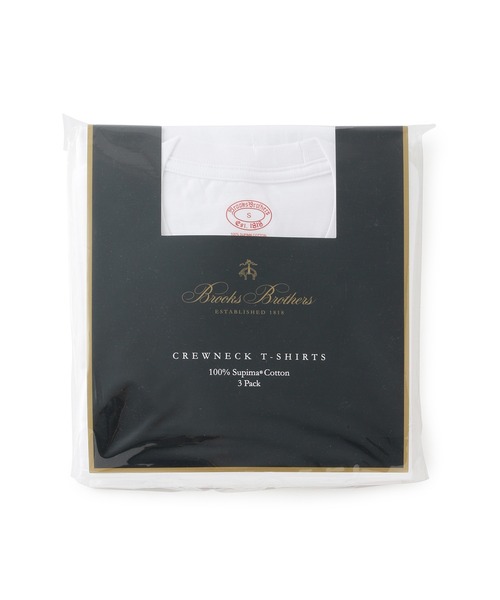 BROOKS BROTHERS(ブルックスブラザーズ)の「【BROOKS BROTHERS】CREW NECK SUP 3PK(Tシャツ/カットソー・メンズ・ホワイト・S/M)」の5枚目の写真