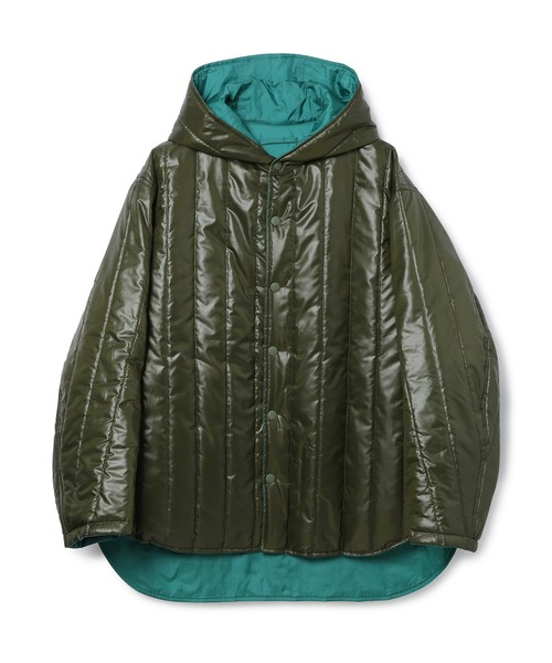 ADAM ET ROPE'(アダムエロペ)の「ilk padding jacket(ブルゾン・レディース・グリーン・38/42)」の2枚目の写真