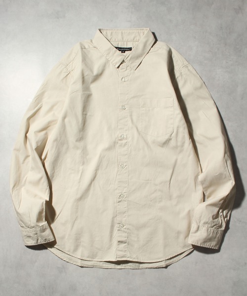 CORPUS SELECT(コーパストーキョー)の「【日本製/Made in Japan】ナノファイン加工レギュラーカラーロングスリーブシャツ(シャツ/ブラウス・メンズ・ネイビー/ベージュ/ブルー系その他2/ワイン/ブルー系その他/ブラック系その他2/ホワイト/カーキ/ブラック系その他/ブラック/ライトピンク/サックスブルー・M/LL/L)」の5枚目の写真