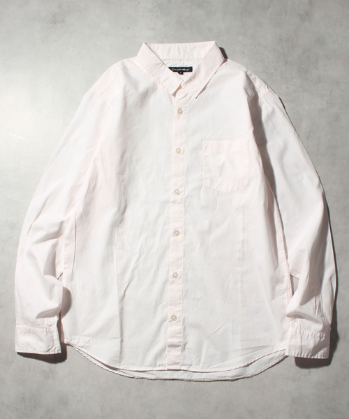 CORPUS SELECT(コーパストーキョー)の「【日本製/Made in Japan】ナノファイン加工レギュラーカラーロングスリーブシャツ(シャツ/ブラウス・メンズ・ネイビー/ベージュ/ブルー系その他2/ワイン/ブルー系その他/ブラック系その他2/ホワイト/カーキ/ブラック系その他/ブラック/ライトピンク/サックスブルー・M/LL/L)」の11枚目の写真