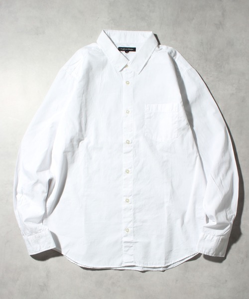 CORPUS SELECT(コーパストーキョー)の「【日本製/Made in Japan】ナノファイン加工レギュラーカラーロングスリーブシャツ(シャツ/ブラウス・メンズ・ネイビー/ベージュ/ブルー系その他2/ワイン/ブルー系その他/ブラック系その他2/ホワイト/カーキ/ブラック系その他/ブラック/ライトピンク/サックスブルー・M/LL/L)」の2枚目の写真