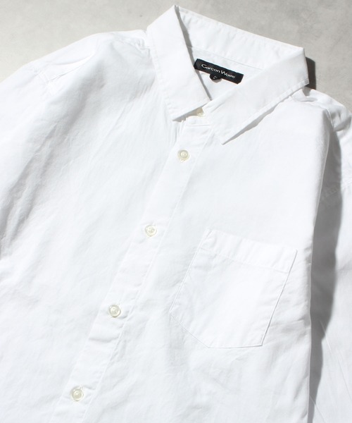 CORPUS SELECT(コーパストーキョー)の「【日本製/Made in Japan】ナノファイン加工レギュラーカラーロングスリーブシャツ(シャツ/ブラウス・メンズ・ネイビー/ベージュ/ブルー系その他2/ワイン/ブルー系その他/ブラック系その他2/ホワイト/カーキ/ブラック系その他/ブラック/ライトピンク/サックスブルー・M/LL/L)」の19枚目の写真