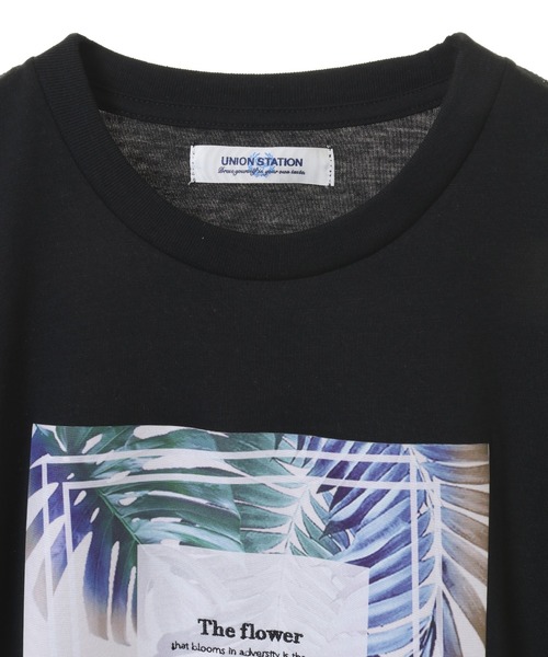 ※専用です※プリント柄(カットソー黒) オーバーサイズ インク風ロゴプリントTシャツ DT4131