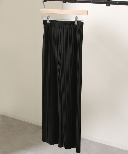 Chillfar（チルファー）の「カットジャガードプリーツパンツ（その他パンツ・レディース・グレイッシュベージュ/ベージュ/ブラック/ピンク系・MEDIUM/LARGE）」の12枚目の写真