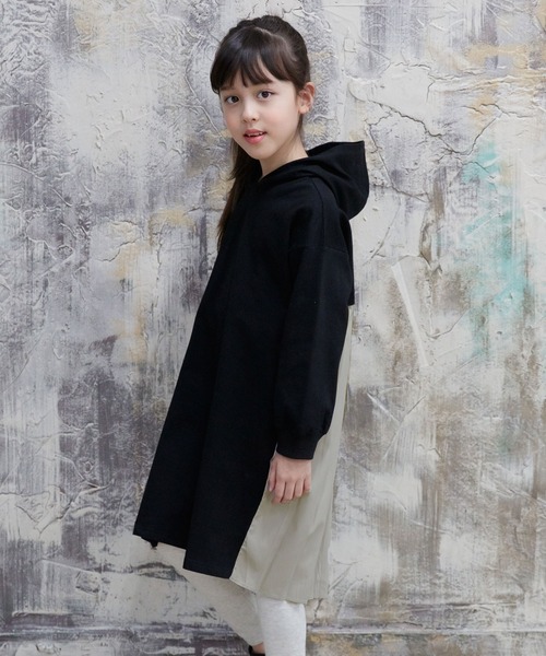 バックプリーツ パーカーワンピース（ワンピース）｜Bee des Bee