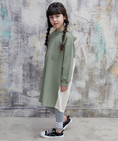 バックプリーツ パーカーワンピース（ワンピース）｜Bee des Bee