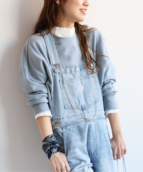 JOURNAL STANDARD relume（ジャーナルスタンダード　レリューム）の「オーバーサイズロングスウェット◆（スウェット・レディース・チャコールグレー/ピンク/ブルー系その他/ライトグレー/アイボリー・FREE）」の4枚目の写真