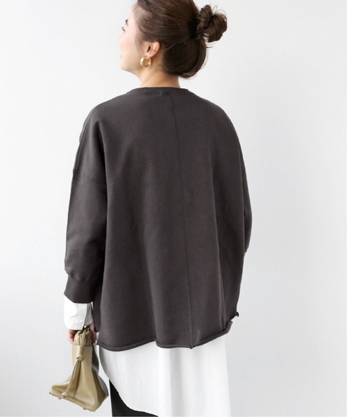 JOURNAL STANDARD relume（ジャーナルスタンダード　レリューム）の「オーバーサイズロングスウェット◆（スウェット・レディース・チャコールグレー/ピンク/ブルー系その他/ライトグレー/アイボリー・FREE）」の14枚目の写真