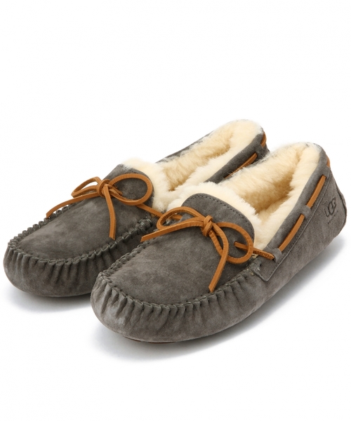 UGG（アグ）の「アグ/UGG Dakota SLP（モカシン/デッキシューズ・レディース・ダークグレー/ベージュ・7/6/8）」の3枚目の写真
