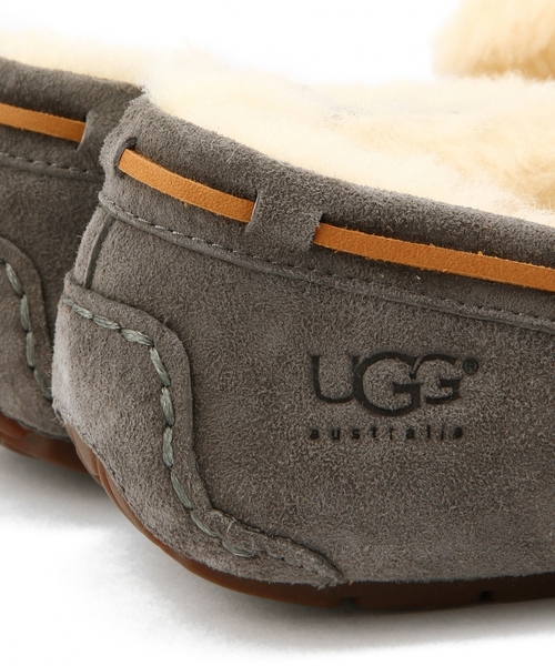 UGG（アグ）の「アグ/UGG Dakota SLP（モカシン/デッキシューズ・レディース・ダークグレー/ベージュ・7/6/8）」の12枚目の写真