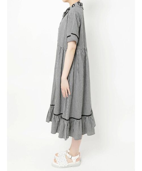 merry jenny（メリージェニー）の「くるくるパイピングカラーワンピース（ワンピース・レディース・ブラック/グリーン/ベージュ・FREE）」の11枚目の写真