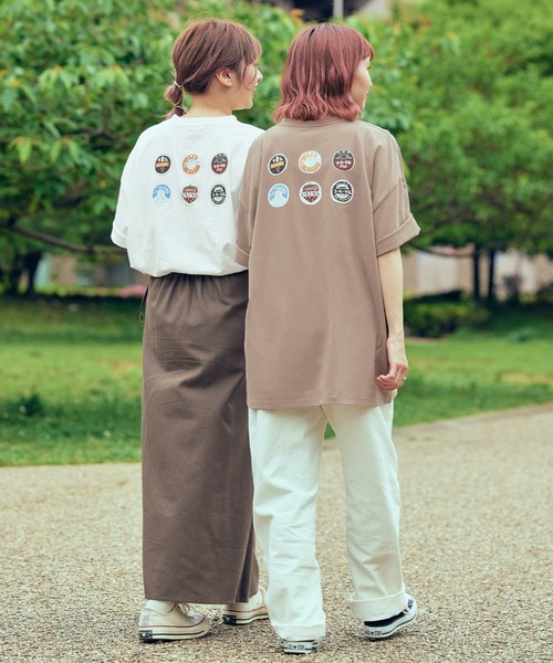 timecapsule（タイムカプセル）の「【timecapsule】「Oishi Gyunyu Nomitai」プリント半袖ビッグTシャツ（Tシャツ/カットソー・レディース・ホワイト/モカ/ベージュ系その他/ライトベージュ・FREE）」の10枚目の写真