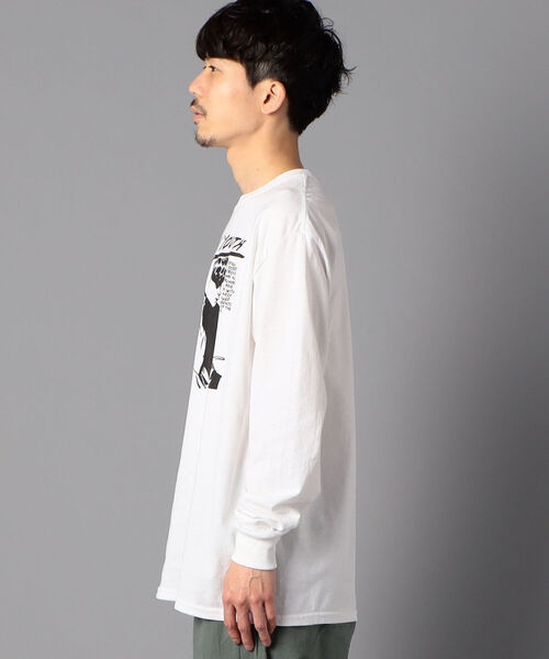 GLOSTER(グロスター)の「【KUNG FU(カンフー)】SonicYouth/WhiteGoo プリントロングスリーブTシャツ(Tシャツ/カットソー・メンズ・ホワイト・L/M)」の2枚目の写真