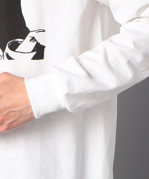 GLOSTER(グロスター)の「【KUNG FU(カンフー)】SonicYouth/WhiteGoo プリントロングスリーブTシャツ(Tシャツ/カットソー・メンズ・ホワイト・L/M)」の6枚目の写真