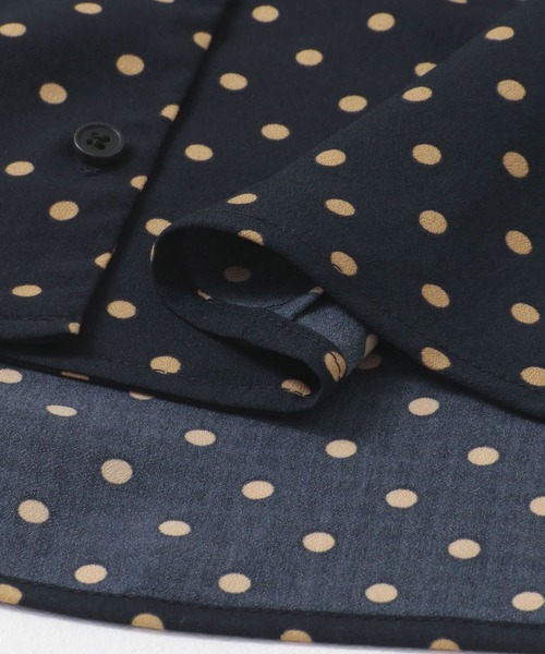 URBAN RESEARCH Sonny Label（アーバンリサーチサニーレーベル）の「【WEB限定】ドットラッフルブラウス（シャツ/ブラウス・レディース・ホワイト系その他/ネイビー・FREE）」の22枚目の写真