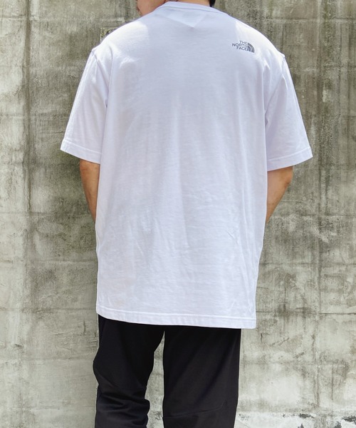 THE NORTH FACE(ザノースフェイス)の「【THE NORTH FACE ザ・ノースフェイス】ハーフドーム ワンポイントロゴ 半袖Tシャツ DAILY LOGO SS/R/TEE(Tシャツ/カットソー・メンズ・ホワイト/ブラック・M/L/XL/XXL)」の5枚目の写真