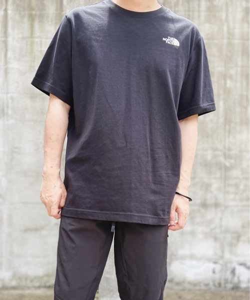 THE NORTH FACE(ザノースフェイス)の「【THE NORTH FACE ザ・ノースフェイス】ハーフドーム ワンポイントロゴ 半袖Tシャツ DAILY LOGO SS/R/TEE(Tシャツ/カットソー・メンズ・ホワイト/ブラック・M/L/XL/XXL)」の8枚目の写真