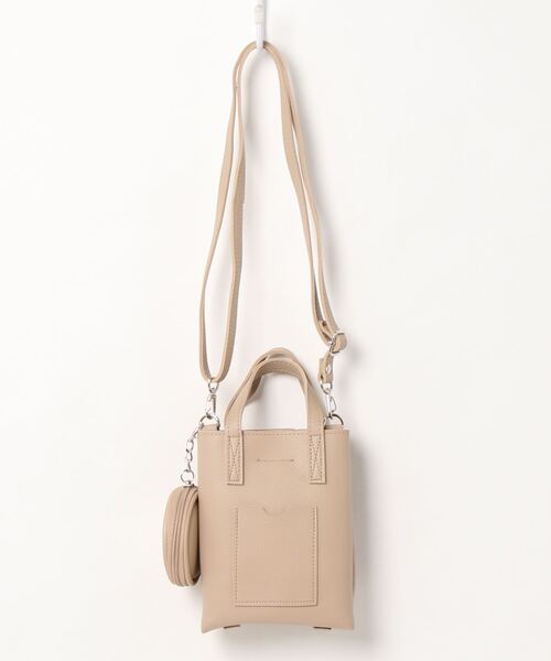 WILLSELECTION（ウィルセレクション）の「スクエアポシェット（ショルダーバッグ・レディース・オフホワイト/ベージュ・FREE）」の3枚目の写真