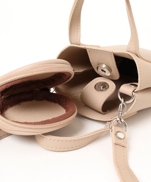 WILLSELECTION（ウィルセレクション）の「スクエアポシェット（ショルダーバッグ・レディース・オフホワイト/ベージュ・FREE）」の5枚目の写真