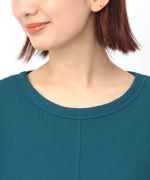 チチカカ（チチカカ）の「ライン刺繍プルオーバー（Tシャツ/カットソー・レディース・ネイビー/ブラウン/オフホワイト・FREE）」の17枚目の写真