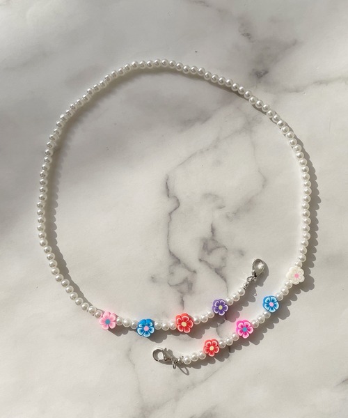 Ein（アイン）の「Ein/カラフルビーズデザインマスクチェーン（ネックレス・レディース・その他1/その他2/A/B・FREE）」の3枚目の写真